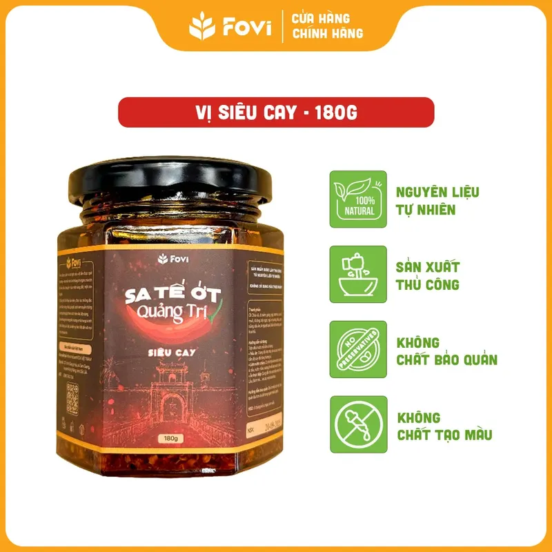 Siêu Cay - Hũ 180g - Mua 3 hũ miễn phí ship 2